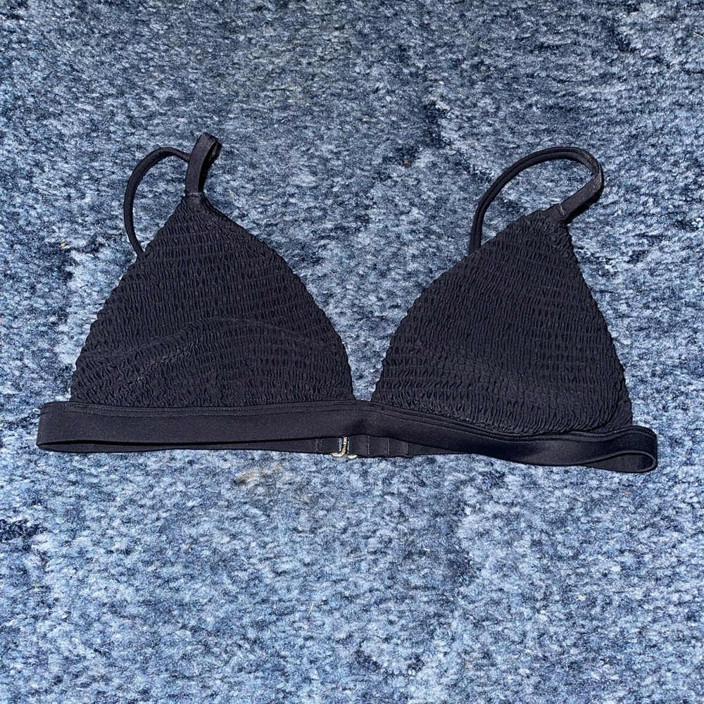 Black Triangle Bikini Top